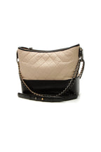 Gabrielle Medium Hobo Bag - Beige/Black