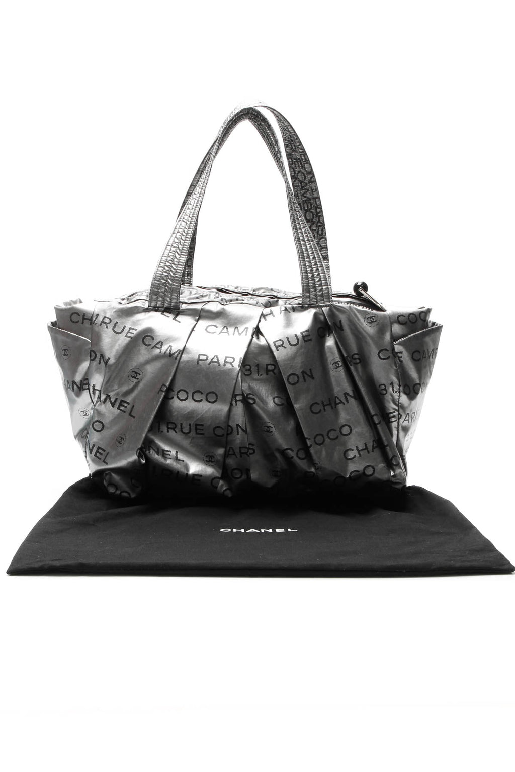 Unlimited Ligne Tote Bag - Argent Fonce