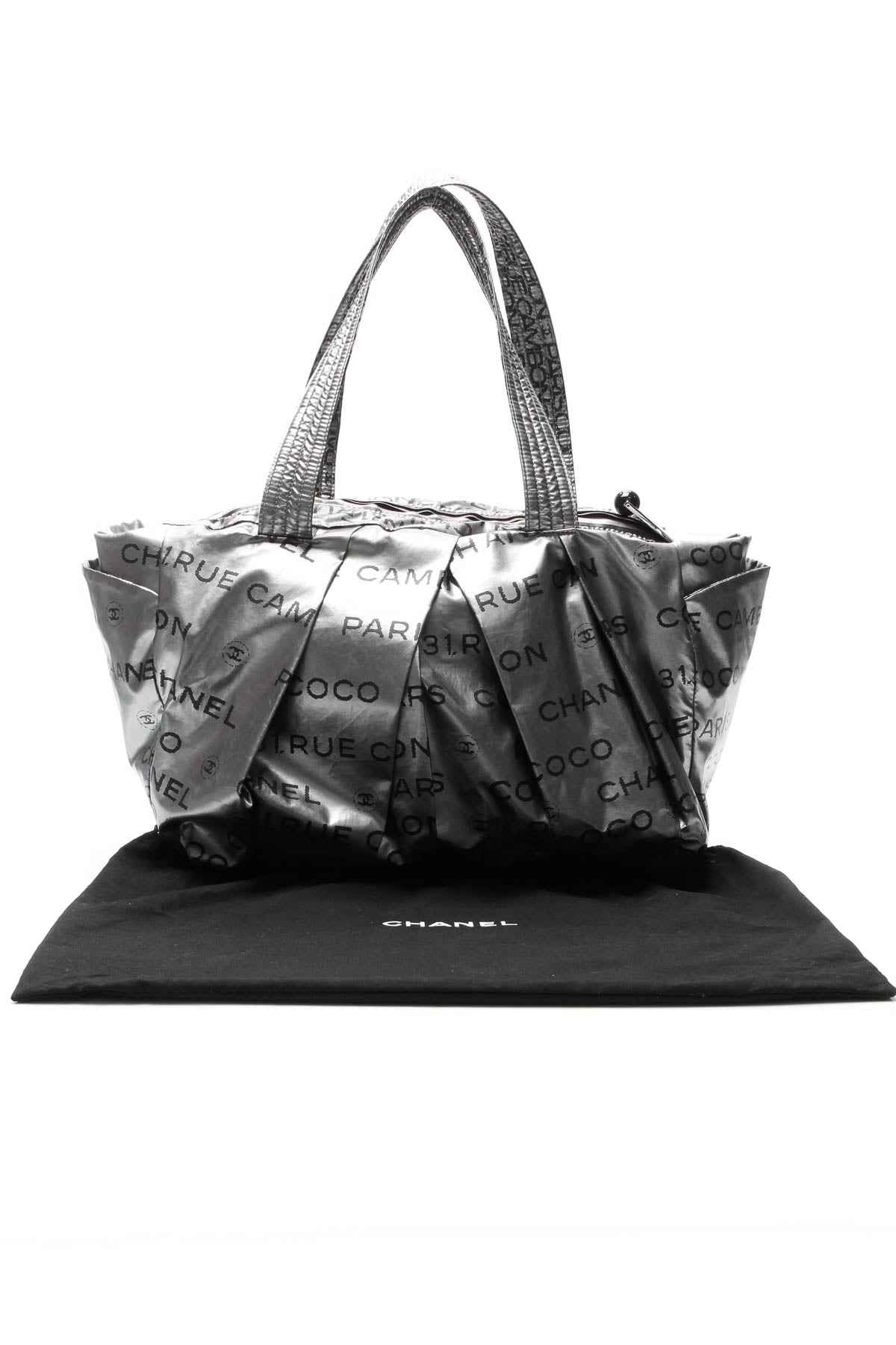 Unlimited Ligne Tote Bag - Argent Fonce