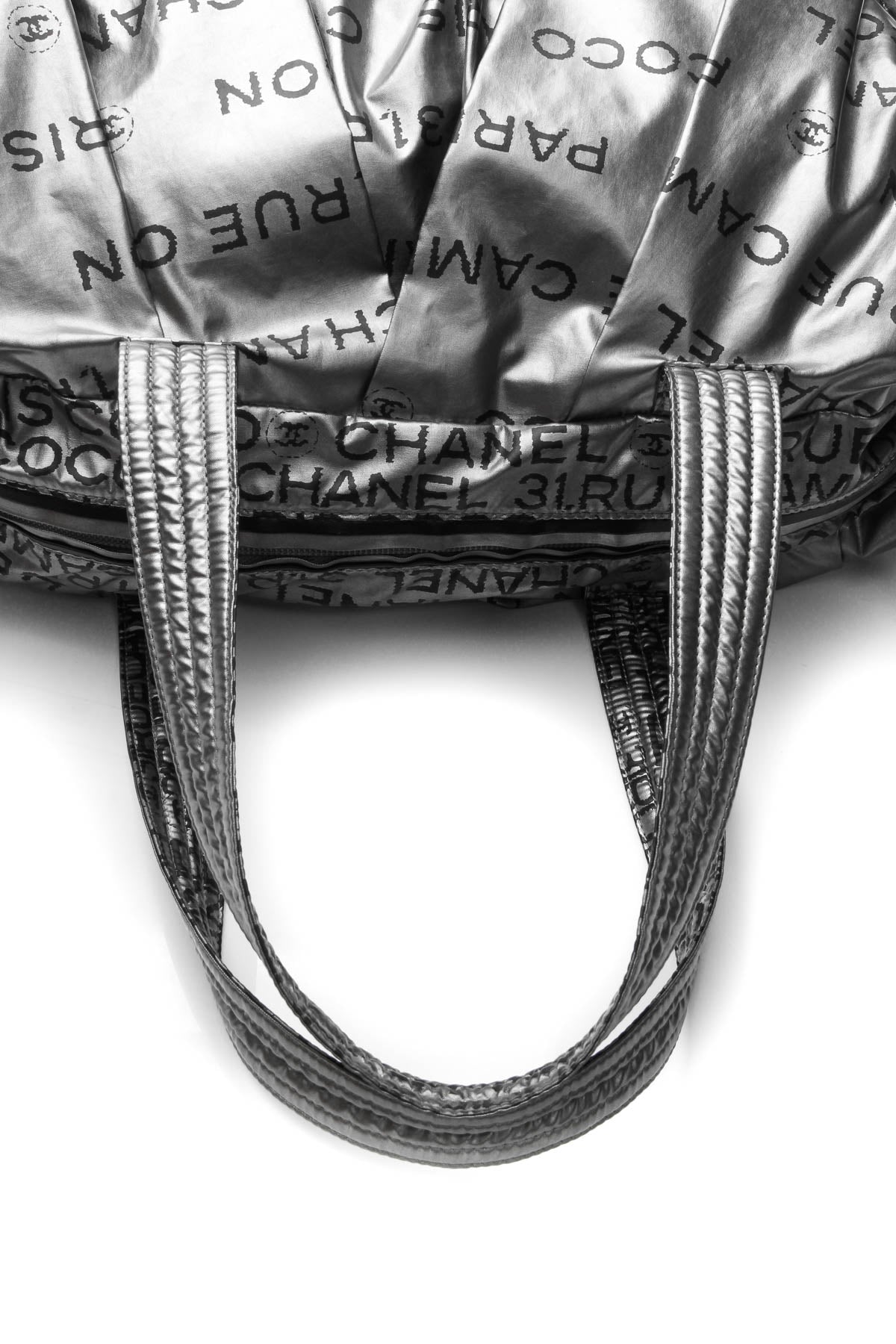 Unlimited Ligne Tote Bag - Argent Fonce