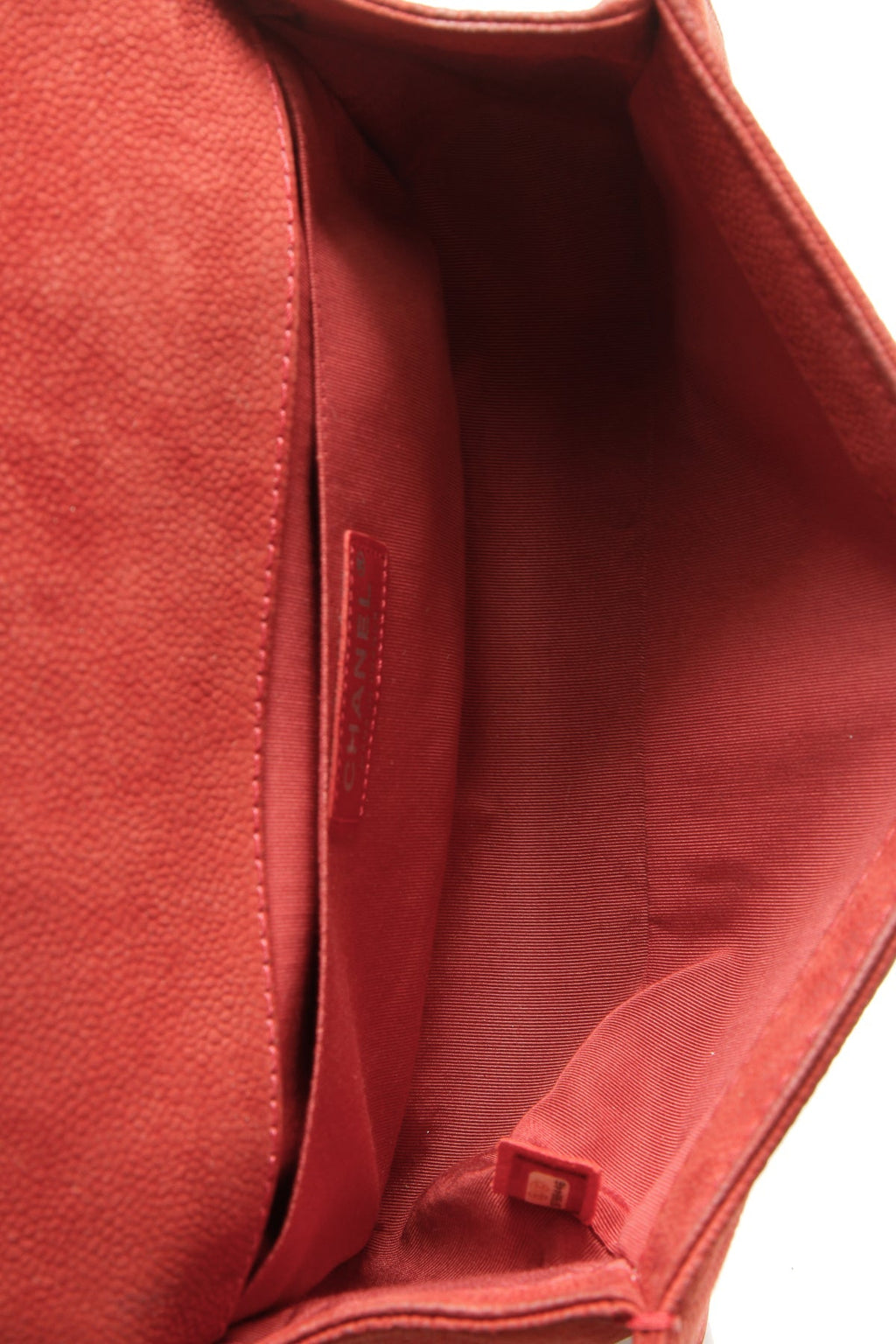 Old Medium Boy Bag - Rust Matte Caviar