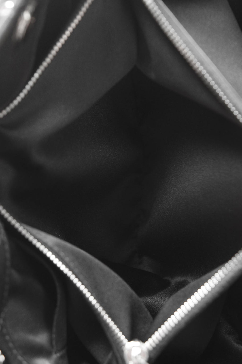Quilted Tote Bag - Black