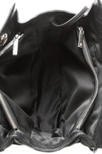 Quilted Tote Bag - Black