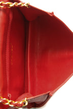 Vintage CC Chain Shoulder Bag - Red