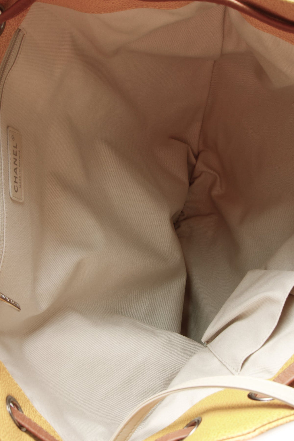 Cocomark Drawstring Tote Bag - Mustard