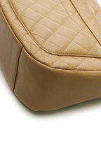 Timeless CC Flap Shoulder Bag - Beige Caviar