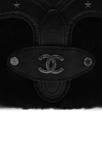 Paris-Dallas Saddle Messenger Bag - Black