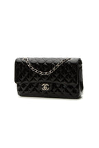 Classic Medium Double Flap Bag - Black