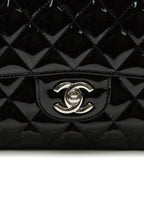 Classic Medium Double Flap Bag - Black