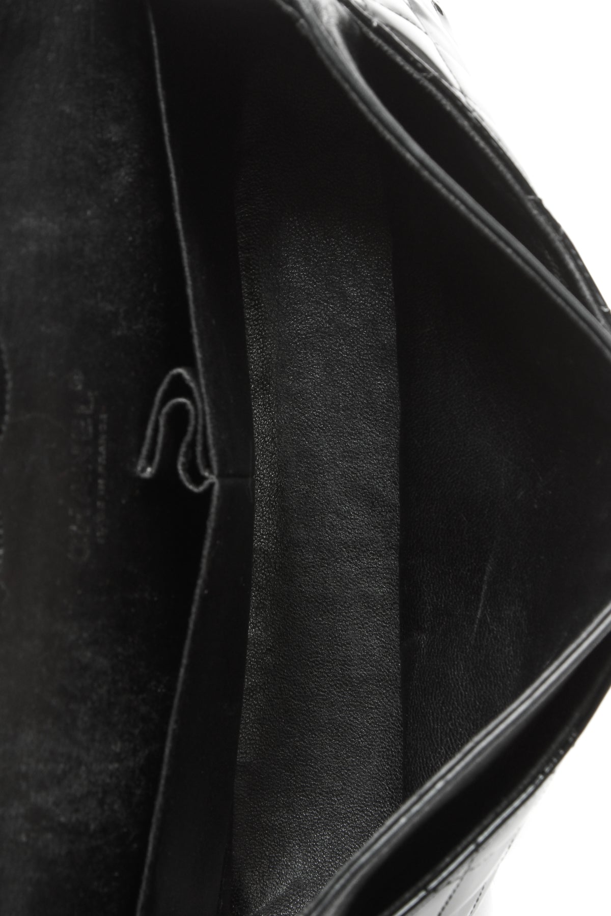 Classic Medium Double Flap Bag - Black