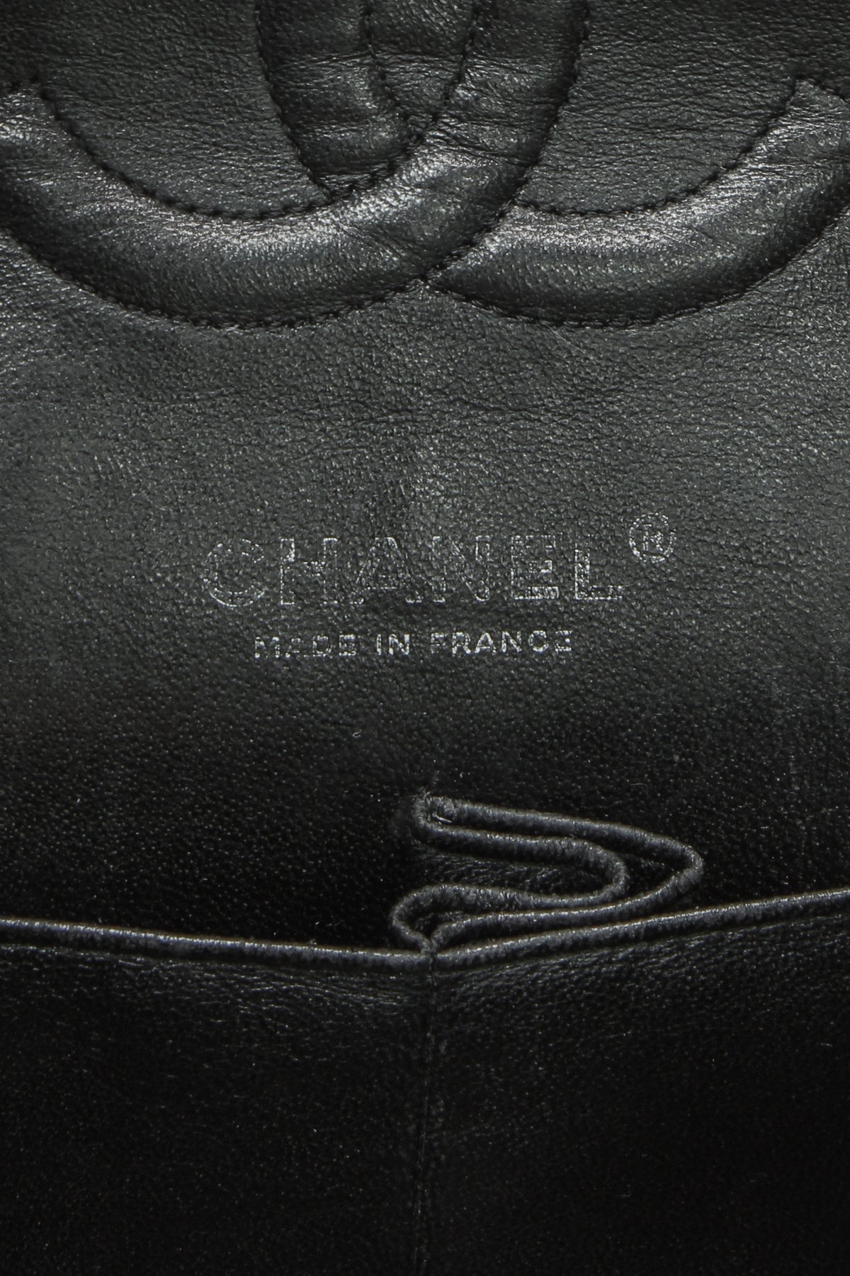 Classic Medium Double Flap Bag - Black