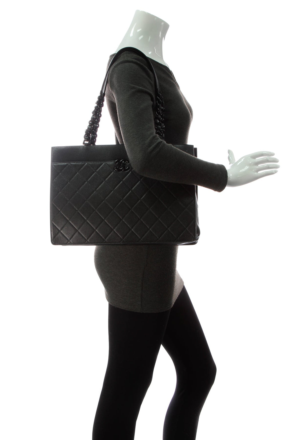 Large Shopping Bag - Black