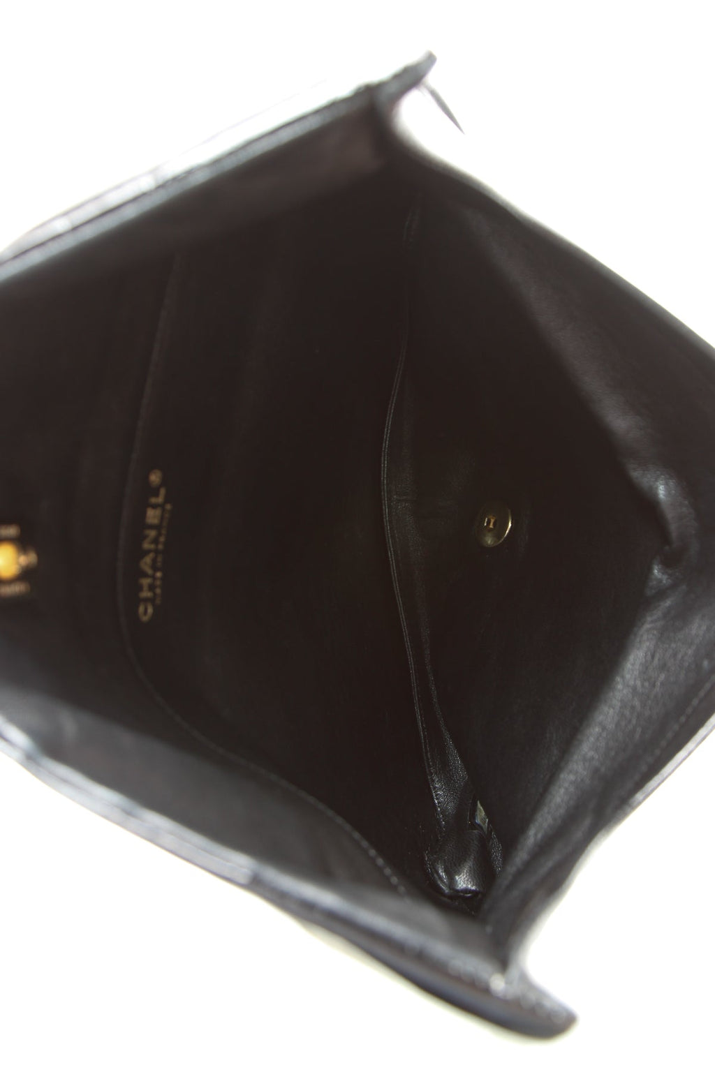 Crystal CC Clutch Bag - Black