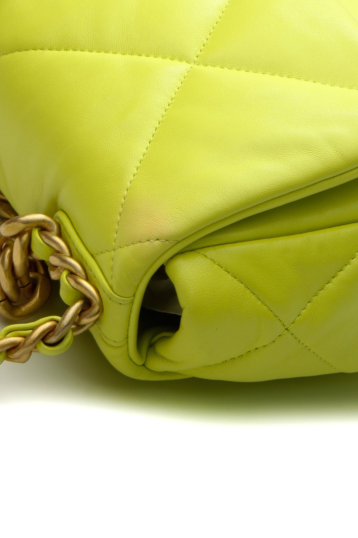 Chanel19 Small Flap Bag - Neon Yellow
