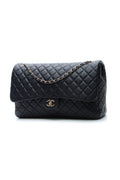 Quilted Airline XXL Single Flap Bag -  Navy
