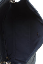 Quilted Airline XXL Single Flap Bag -  Navy