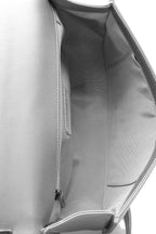 Chevron New Medium Boy Bag - Metallic Silver