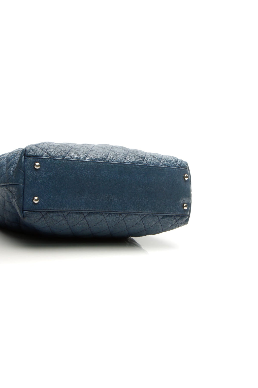 Quilted French Riviera Hobo Bag - Blue