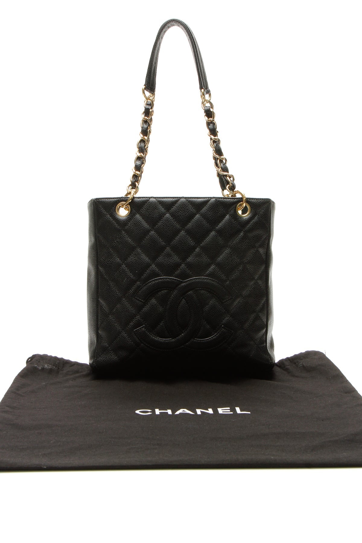 PST Petit Shopping Tote Bag - Black