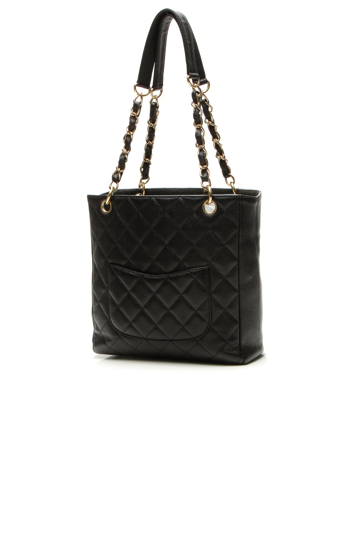 PST Petit Shopping Tote Bag - Black