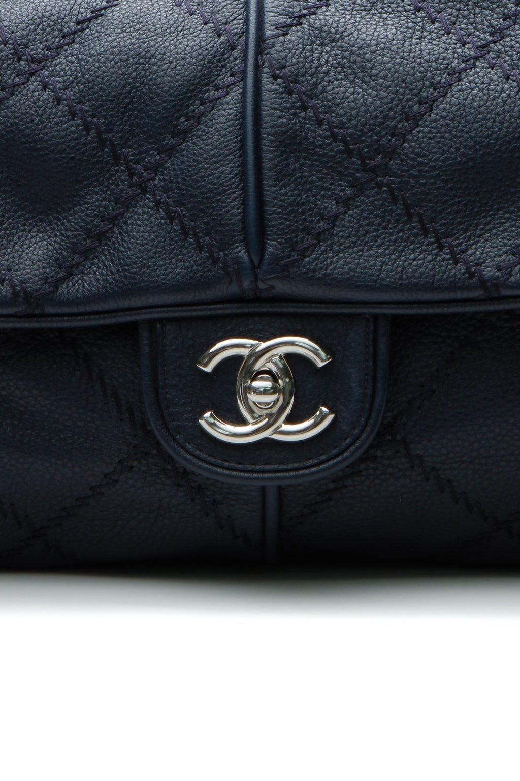 Ultimate Stitch Flap Bag - Navy