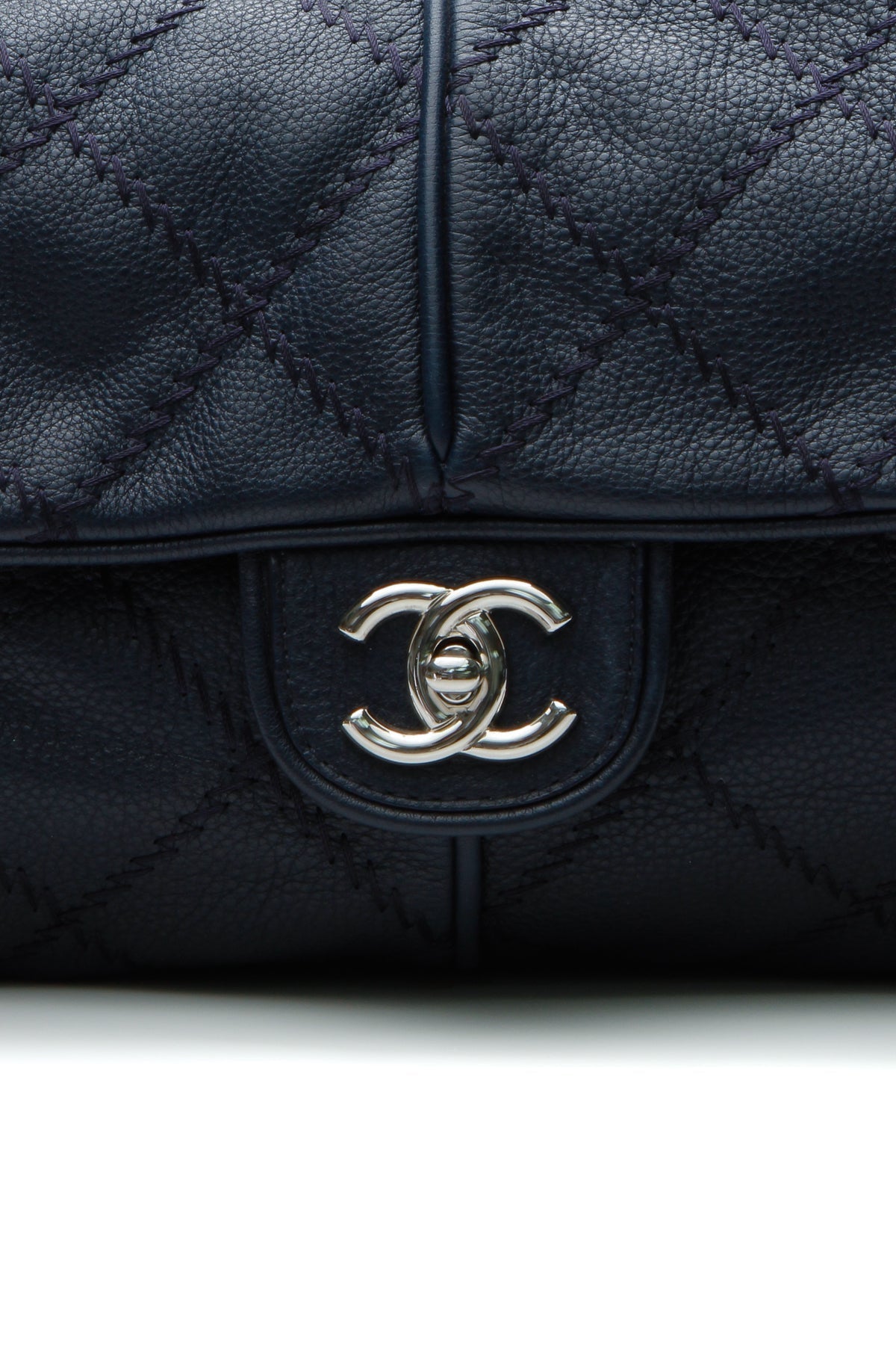 Ultimate Stitch Flap Bag - Navy