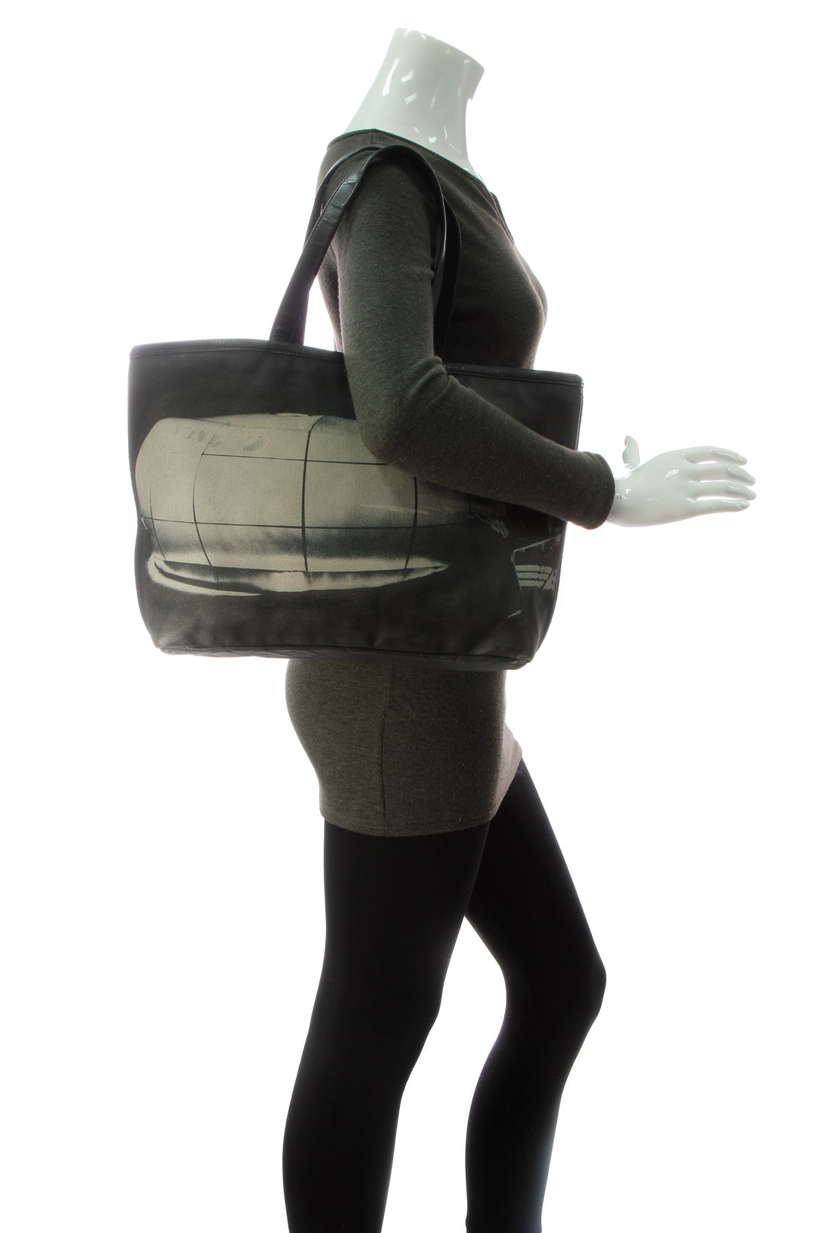 Le Mobile Art Tote Bag - Black