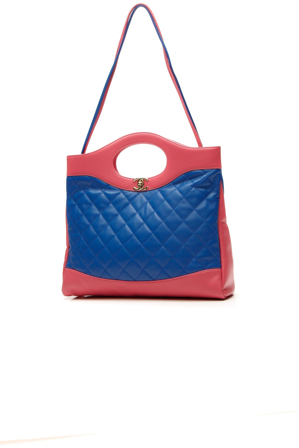31 Shopping Bag - Blue/Coral