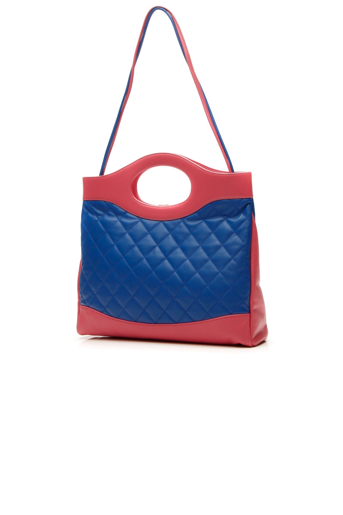 31 Shopping Bag - Blue/Coral
