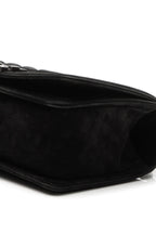 Chevron Old Medium Boy Bag - Black