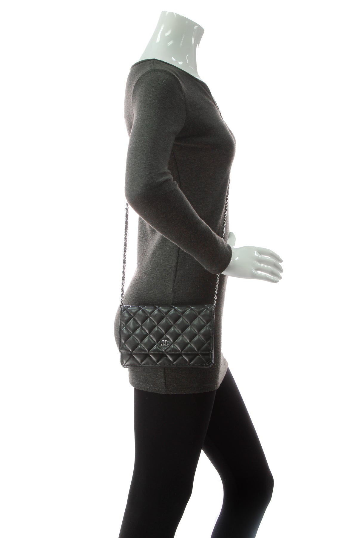 Classic WOC Crossbody Bag - Black Lambskin