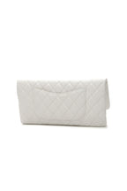 Classic Flap Clutch Bag - White