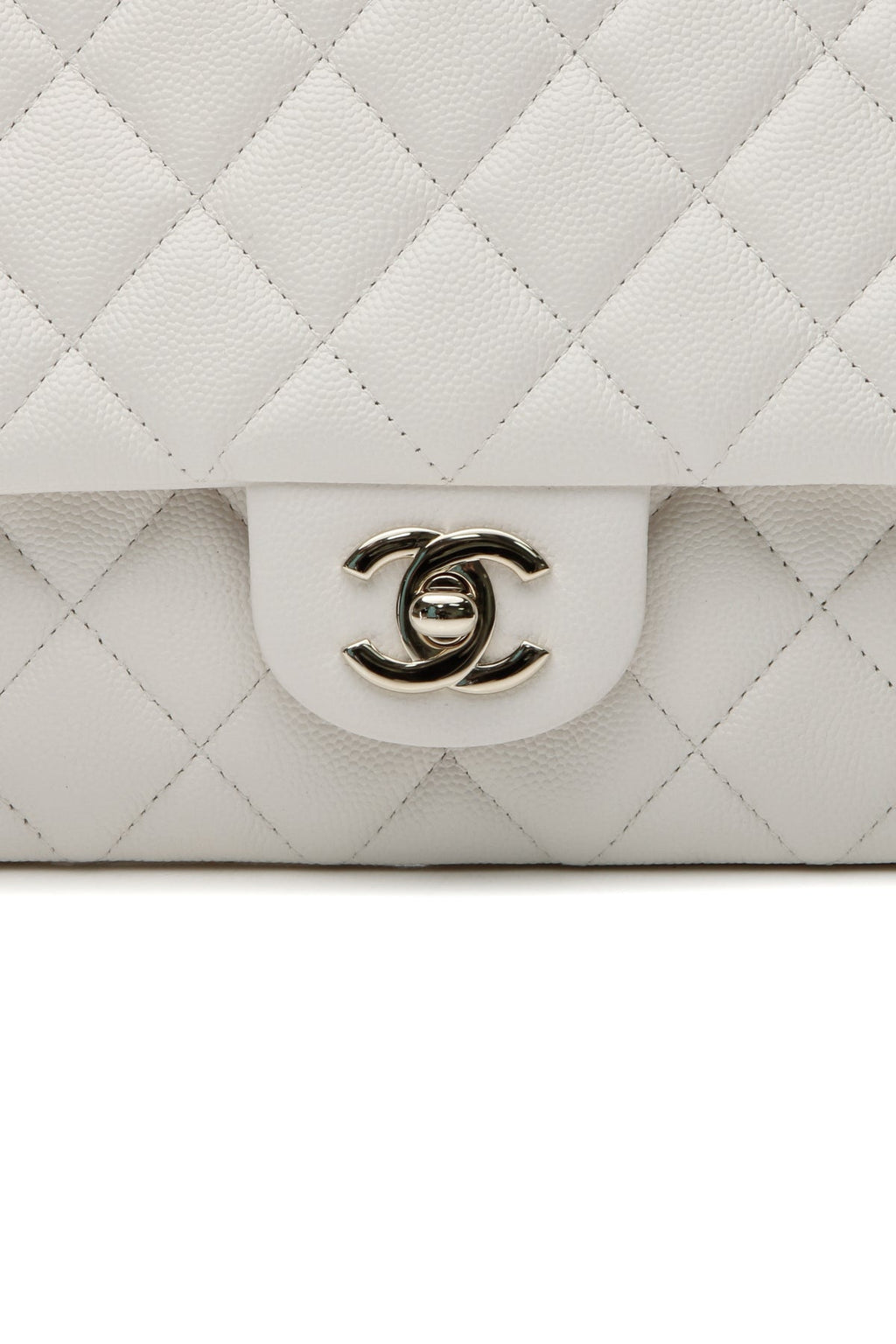 Classic Flap Clutch Bag - White