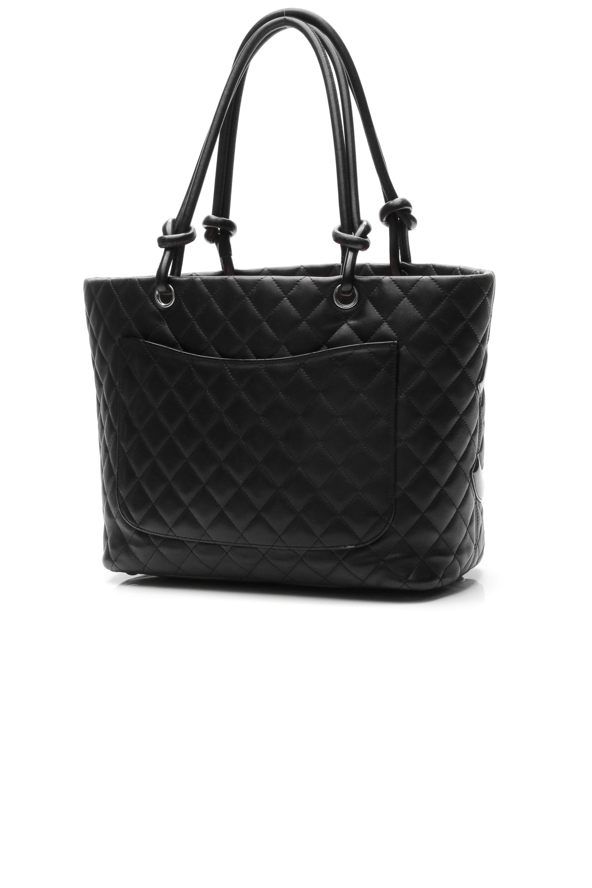 Cambon Large Tote Bag - Black