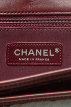 Chocolate Bar Medium Flap Bag - Black/Bordeaux