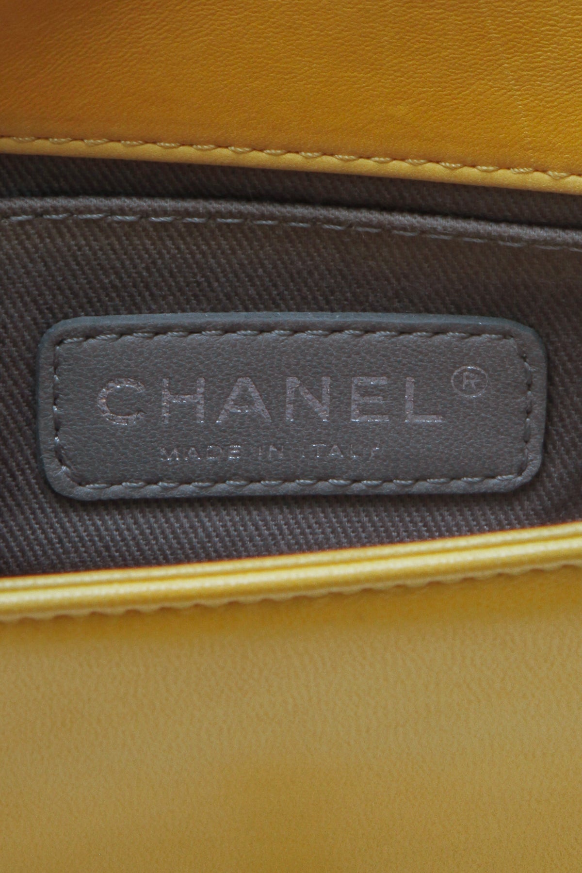 Velvet Mini Boy Bag - Yellow