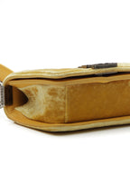 Velvet Mini Boy Bag - Yellow