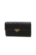 Golden Class Large Flap Wallet - Black