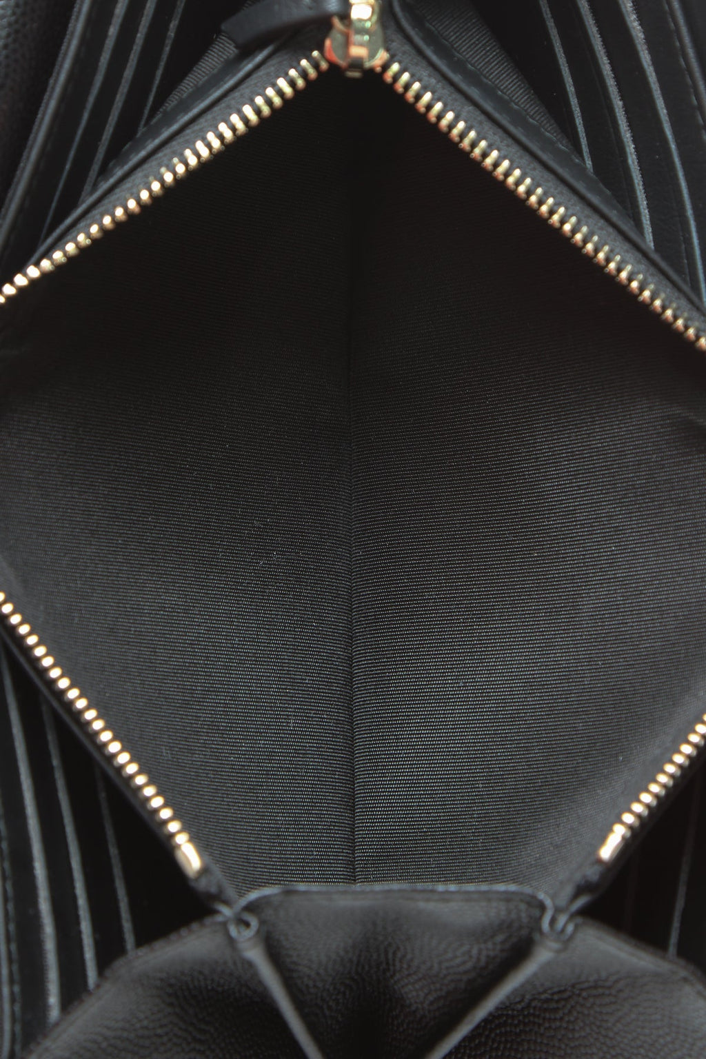 Golden Class Large Flap Wallet - Black