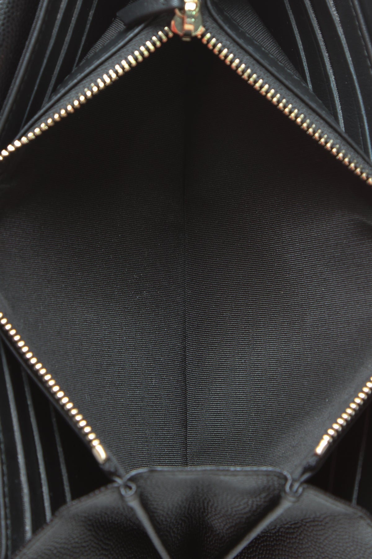 Golden Class Large Flap Wallet - Black