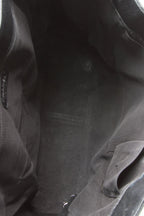 Paris-Edinburgh Flap Pocket Tote Bag - Black