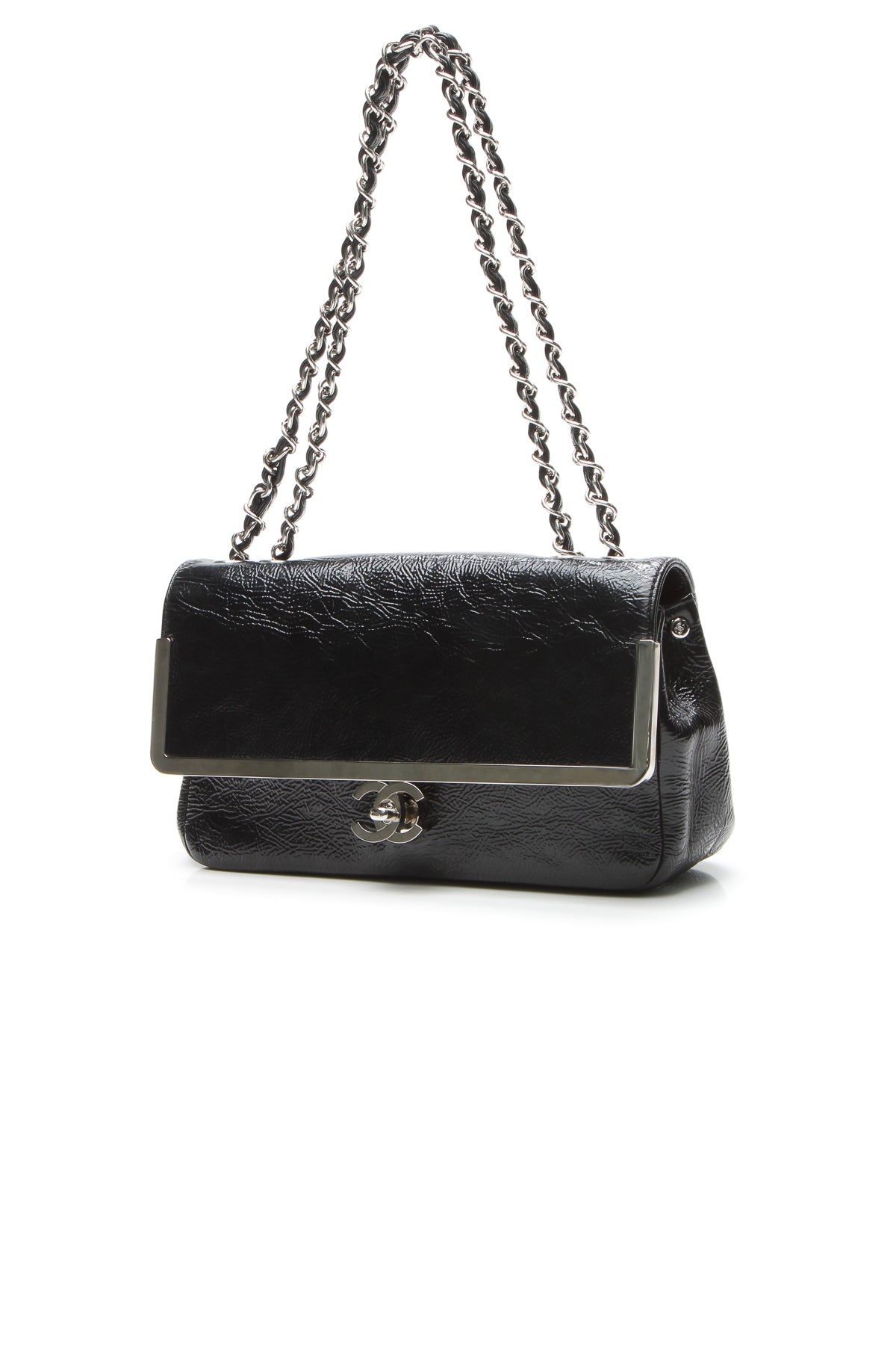 CC Turnlock Flap Bag - Black