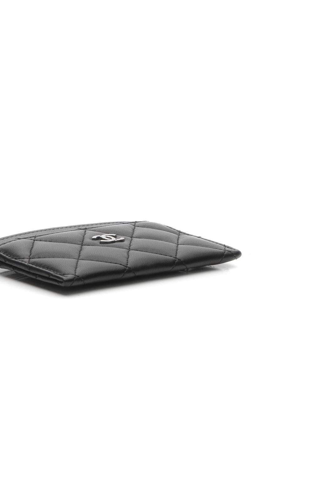 Quilted Card Holder - Black