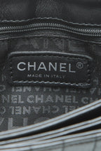 Camellia No.5 Flap Shoulder Bag - Black