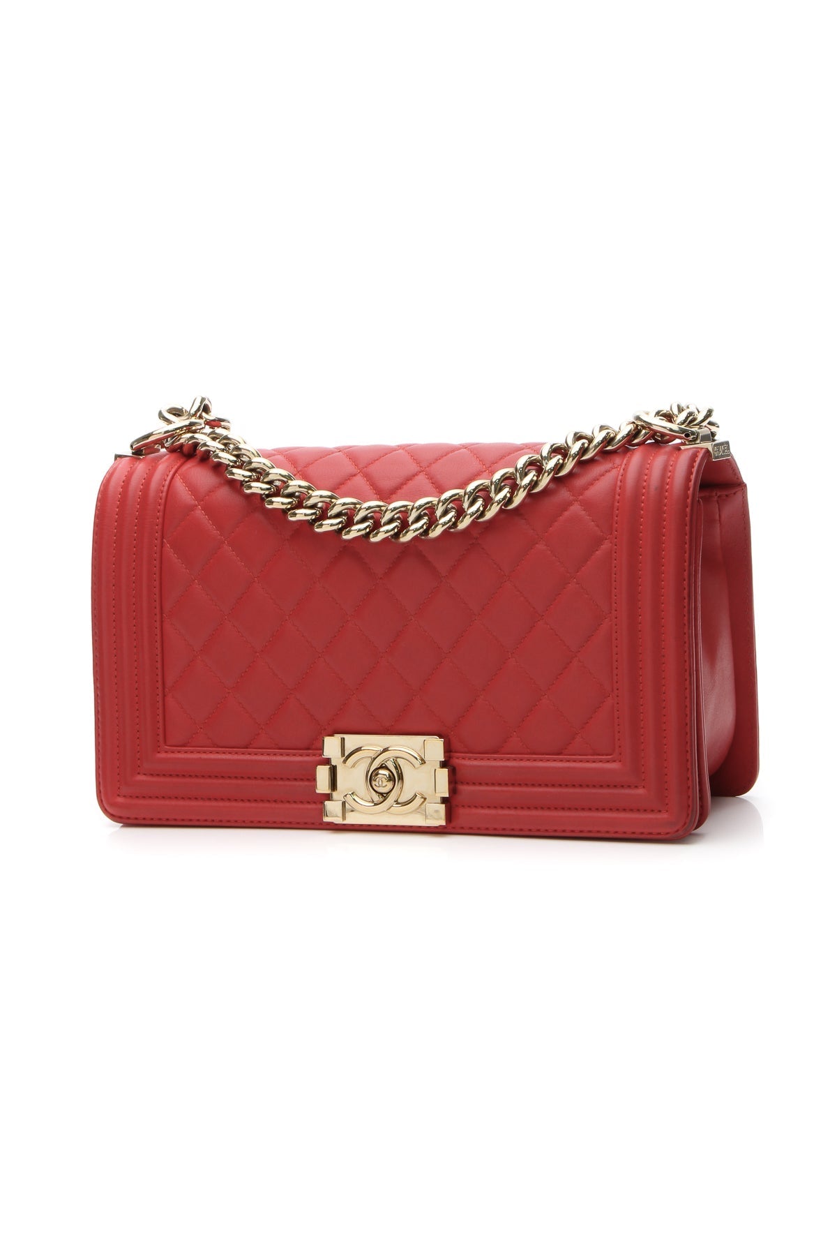 Old Medium Boy Bag - Red