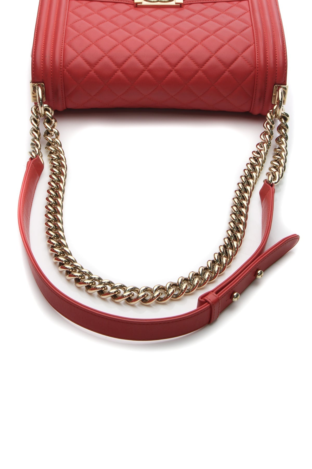 Old Medium Boy Bag - Red
