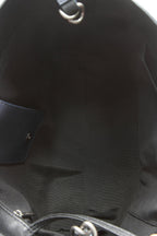 Bi-Color Medium Shopping Bag - Navy/Black