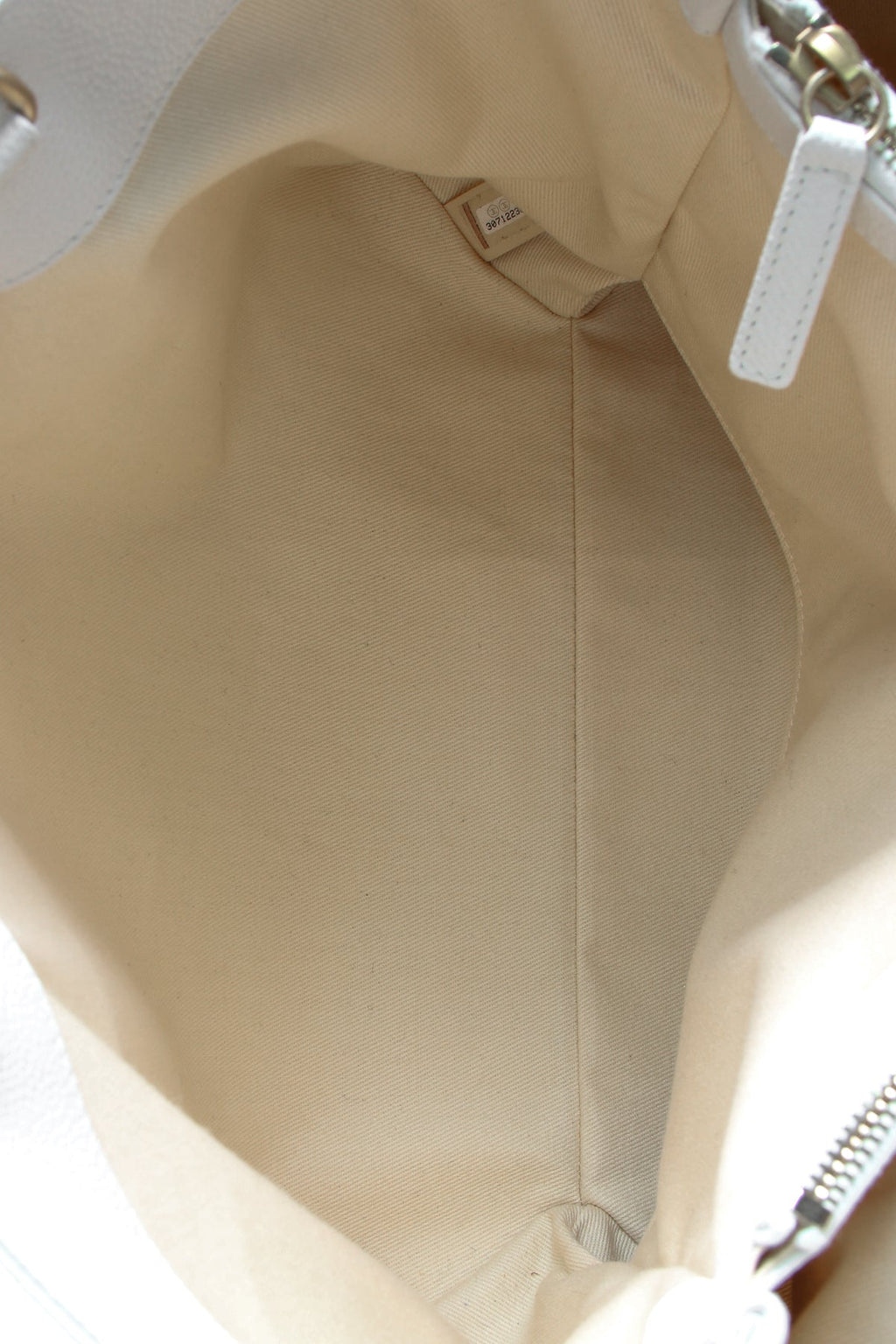 Large Shopping Tote Bag - White