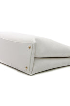 Large Shopping Tote Bag - White