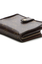 Vintage Compact Zip Wallet - Monogram
